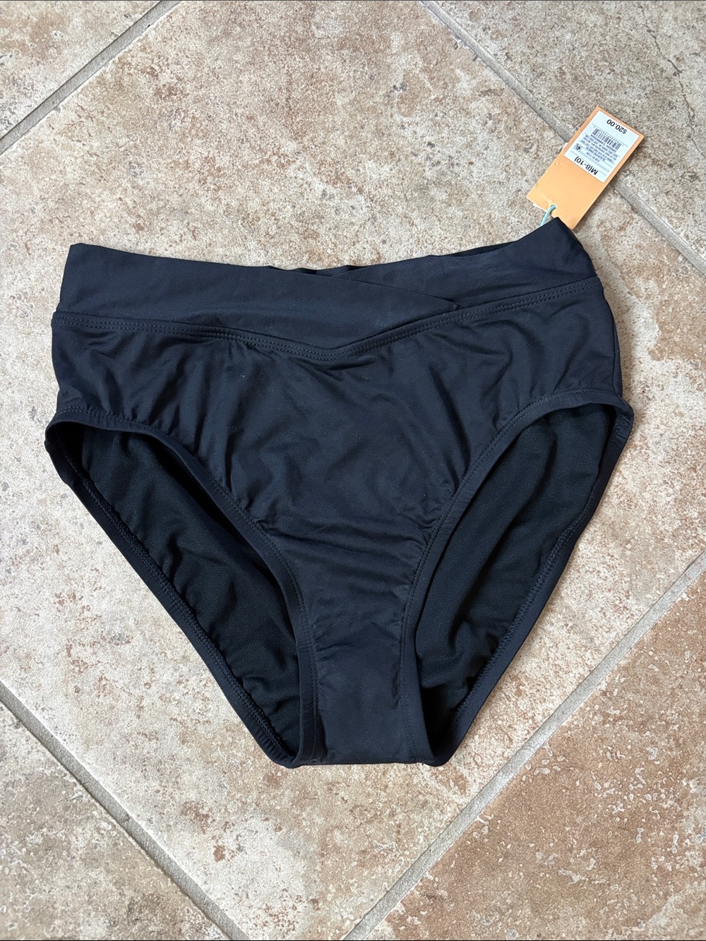 Black bikini bottom